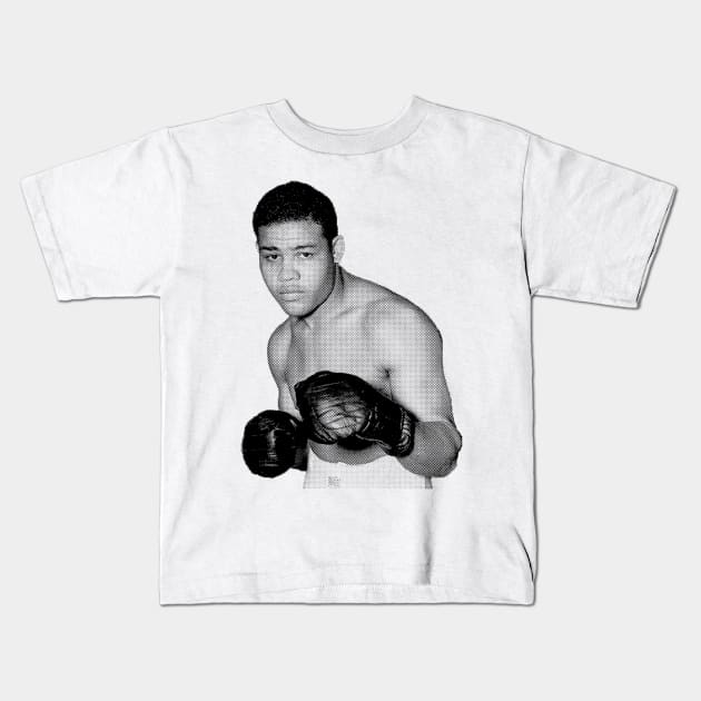 Joe Louis art Kids T-Shirt by CHROME BOOMBOX